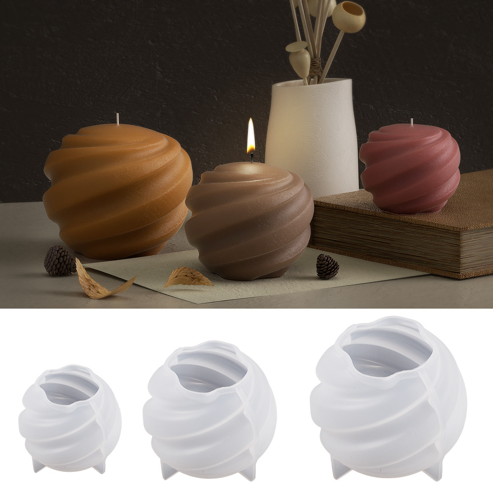 Candle Making Jelly - Silicone Rotating Planet Candle Mold, 3D