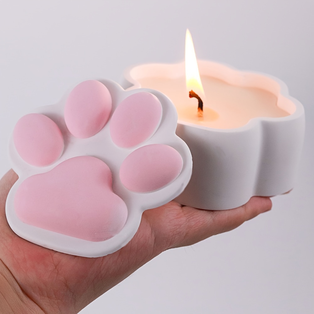 Kraft Box Candle - Caixa de armazenamento de garra de