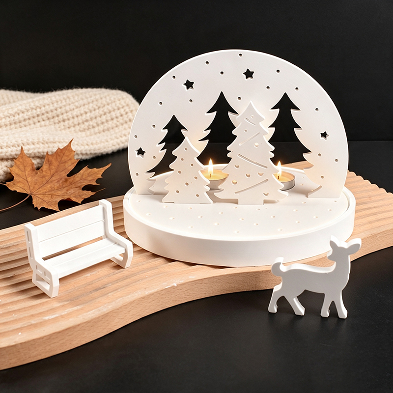 Candle Making Moulds - Moldes de Silicone para Suporte de