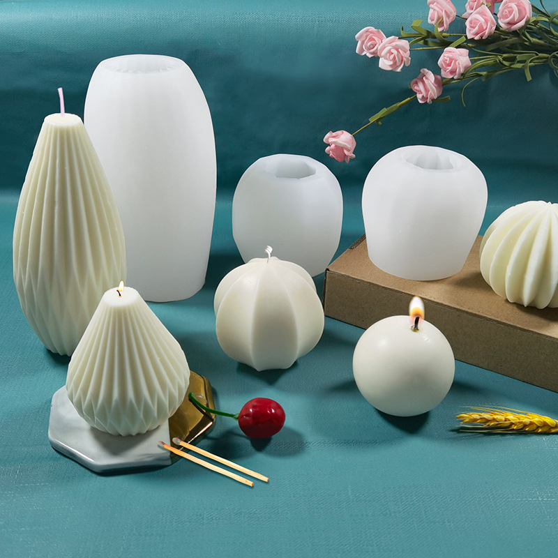 Candle Making Bath - Moldes de Silicone 3D para Velas,