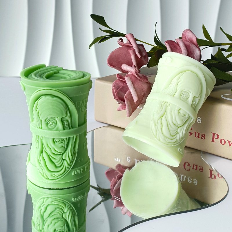 Candle Making Activity - 3d dinheiro dólar molde de silicone