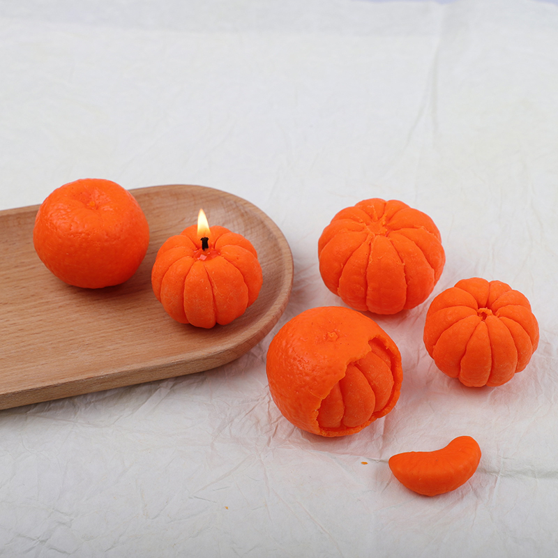 Candle Making Bath - Molde de vela laranja 3d, moldes