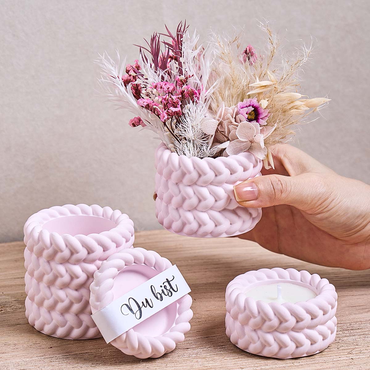 Kraft Box Candle - Molde de silicone para jarra de