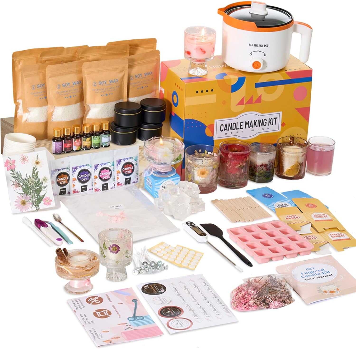 Candle Making Jelly - Kit de Fabricação de Velas DIY