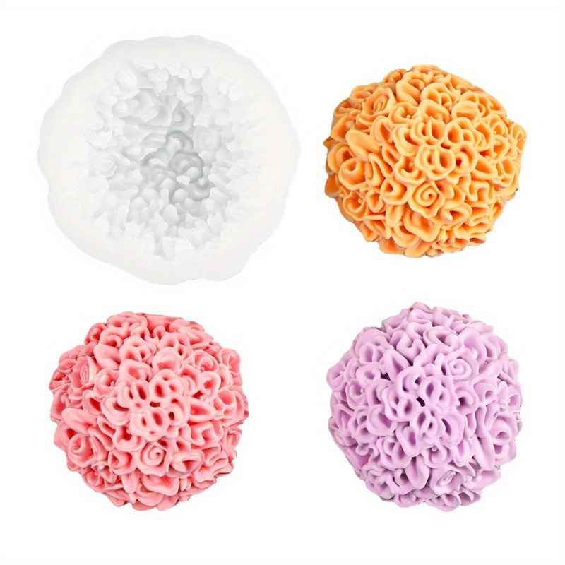 Candle Making Moulds - Um molde de silicone calêndula diy