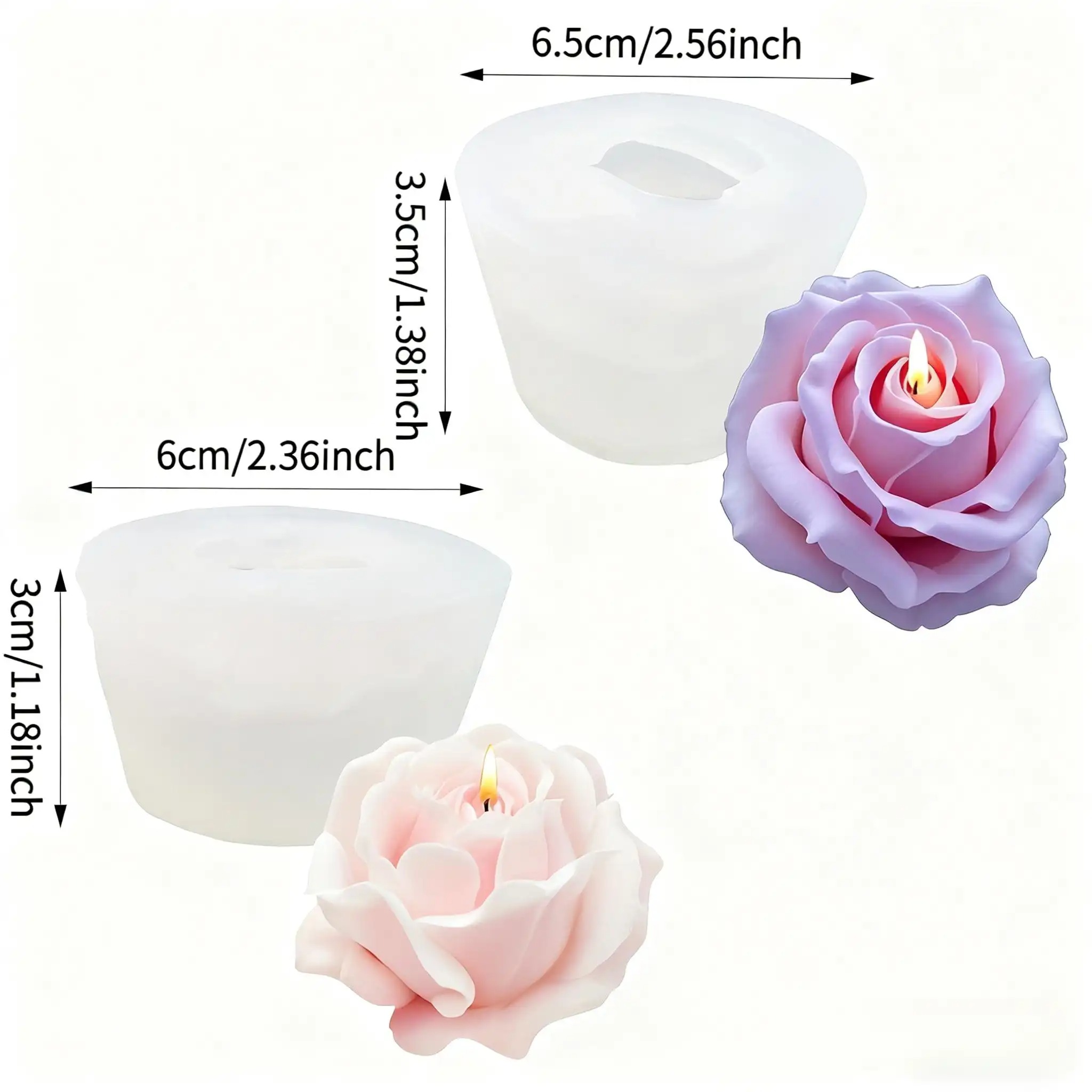 2 peças de moldes de velas de  - Candle Making Jelly avaliação e preço