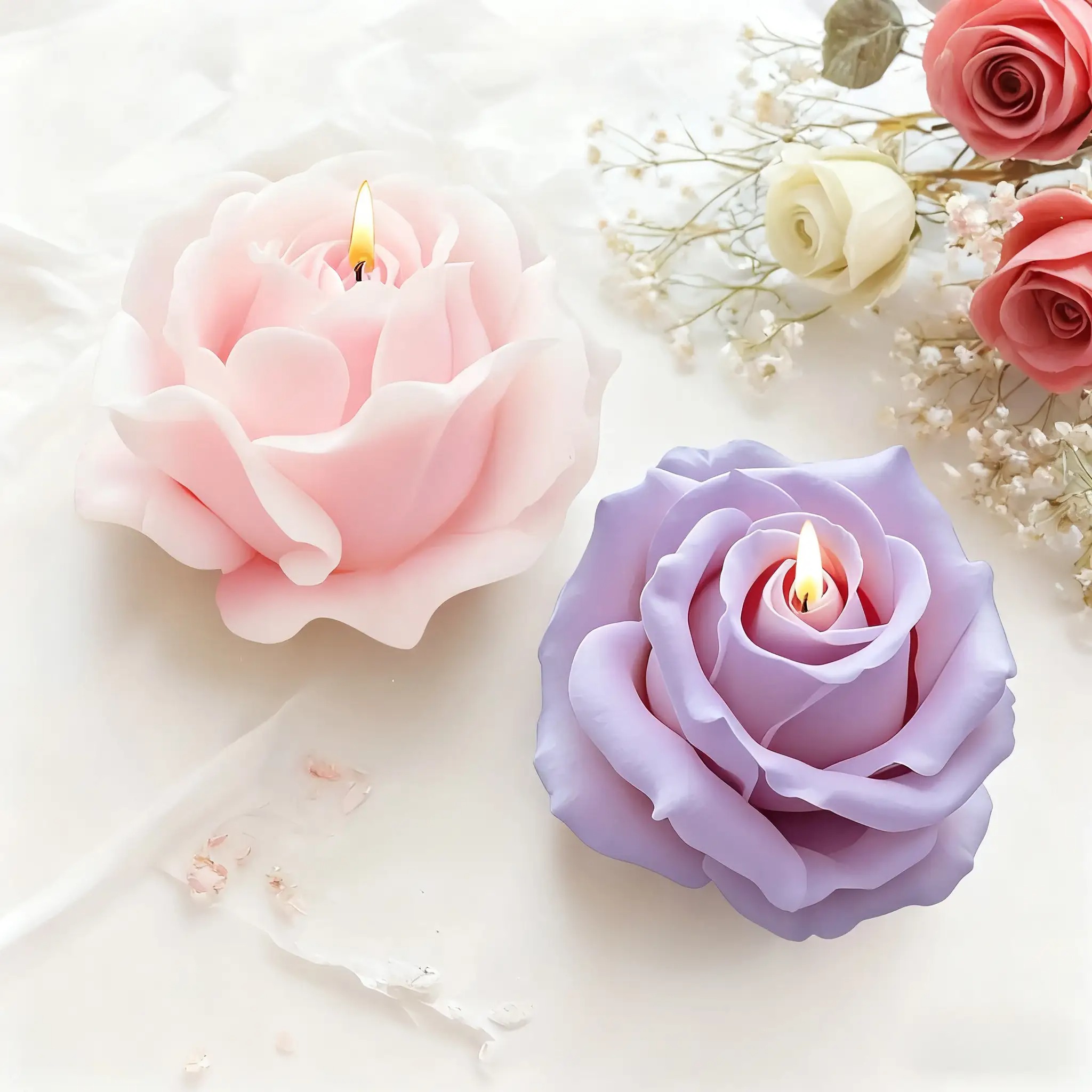 2 peças de moldes de velas de  - Candle Making Jelly avaliação e preço