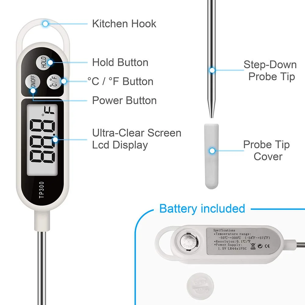 Termômetro Digital para Carne  - Thermometer Candy Candle avaliação e preço