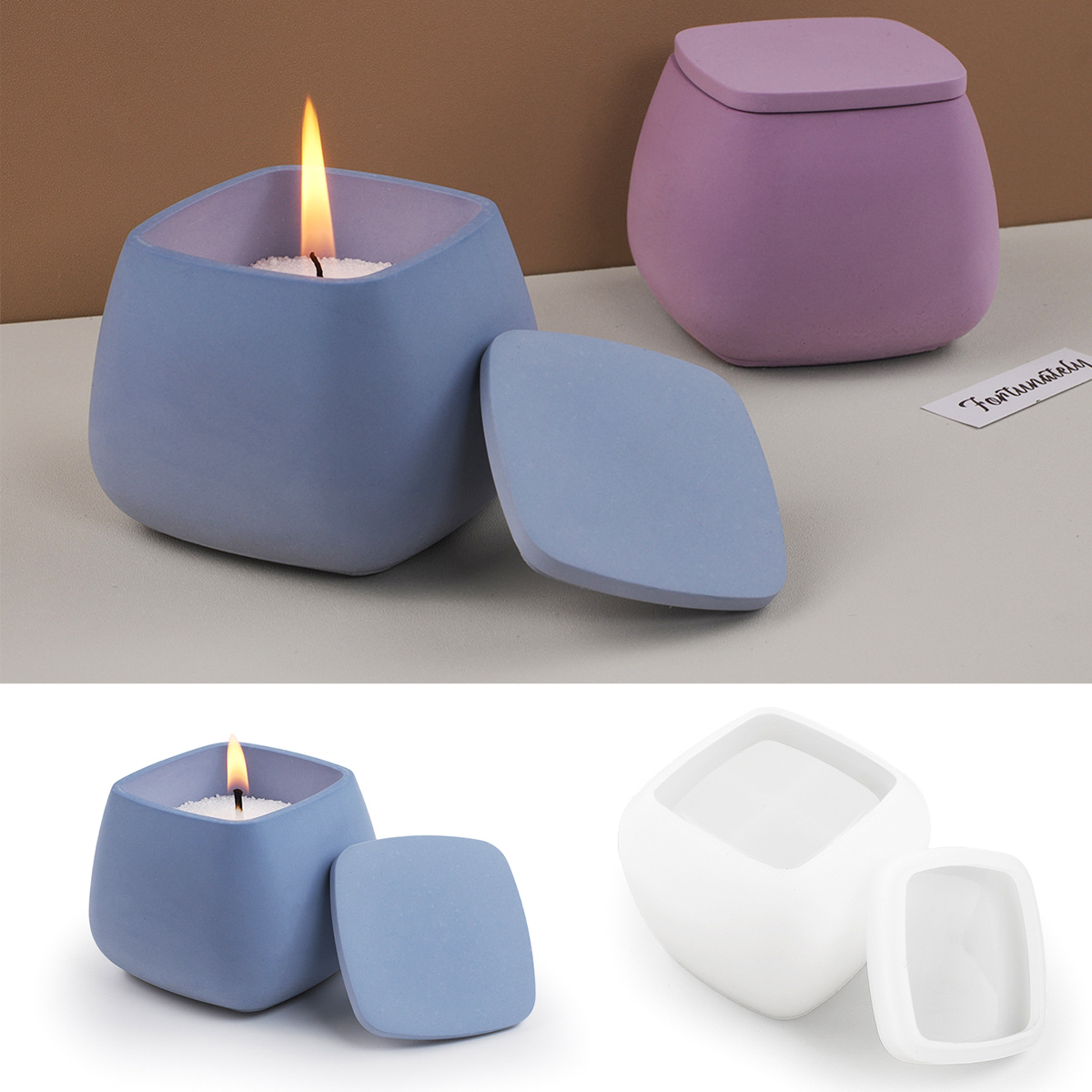 Molde de silicone para jarra d - Kraft Box Candle avaliação e preço