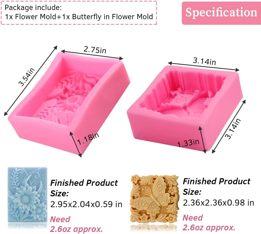Molde de Silicone 3D Borboleta - Candle Making Bath avaliação e preço