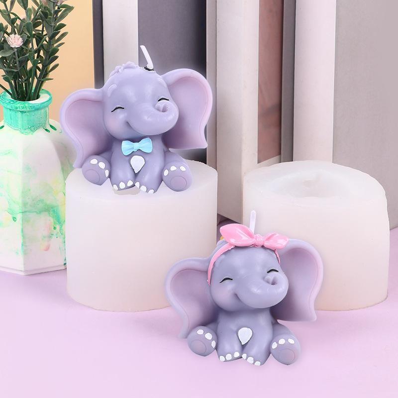 Molde de Silicone 3D de Elefan - Candle Making Moulds avaliação e preço
