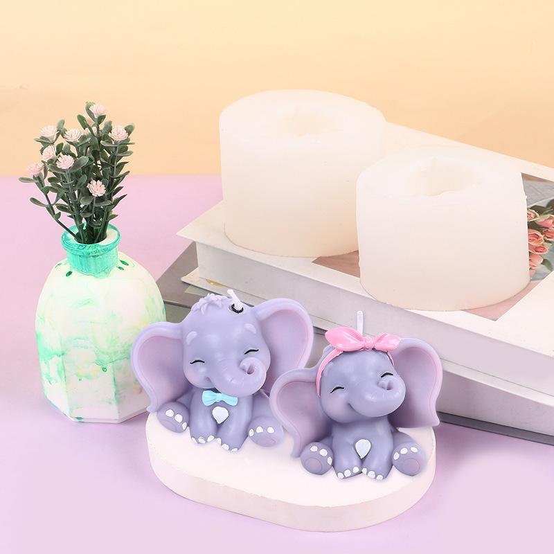 Molde de Silicone 3D de Elefan - Candle Making Moulds avaliação e preço