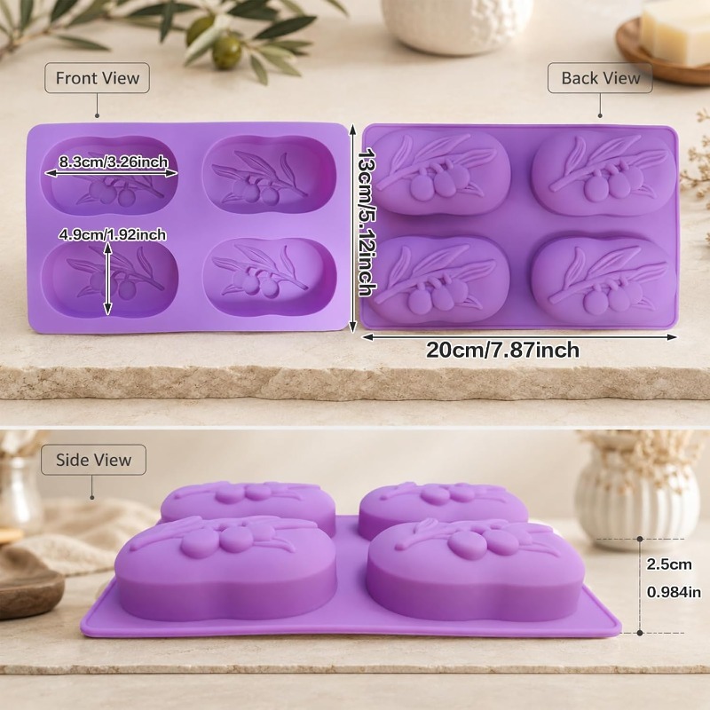 Molde de silicone em formato d - Candle Making Bath avaliação e preço