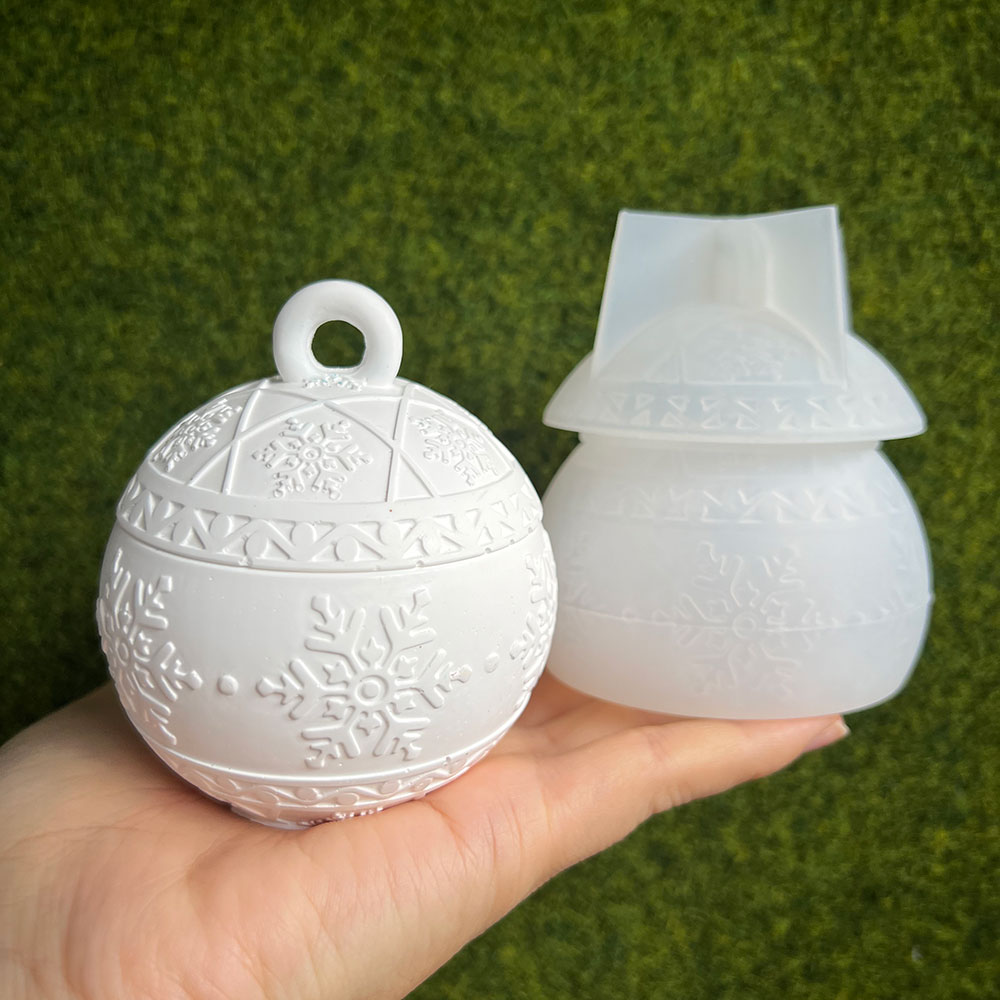 Natal bola redonda vela jar mo - Kraft Box Candle avaliação e preço