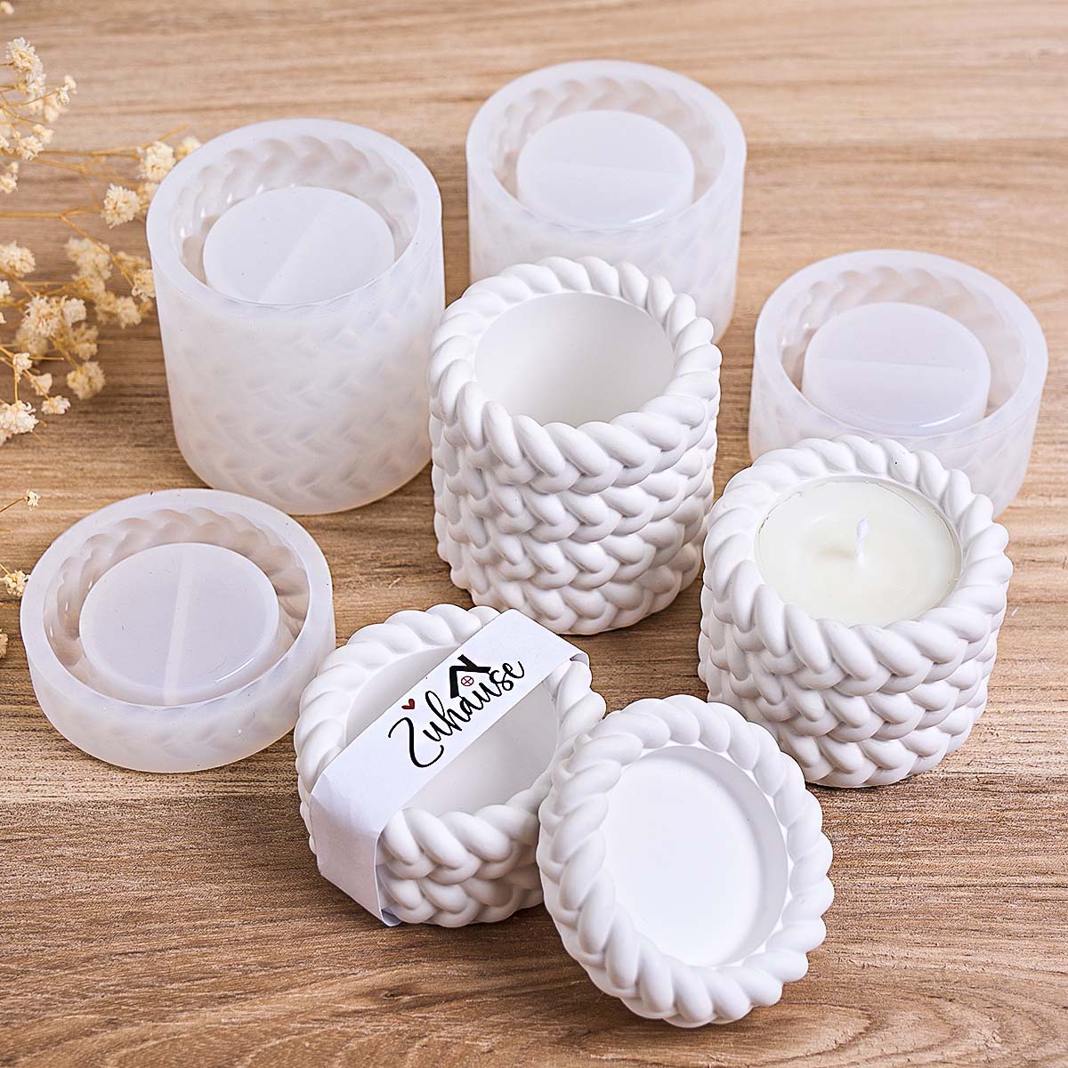 Molde de silicone para jarra d - Kraft Box Candle avaliação e preço