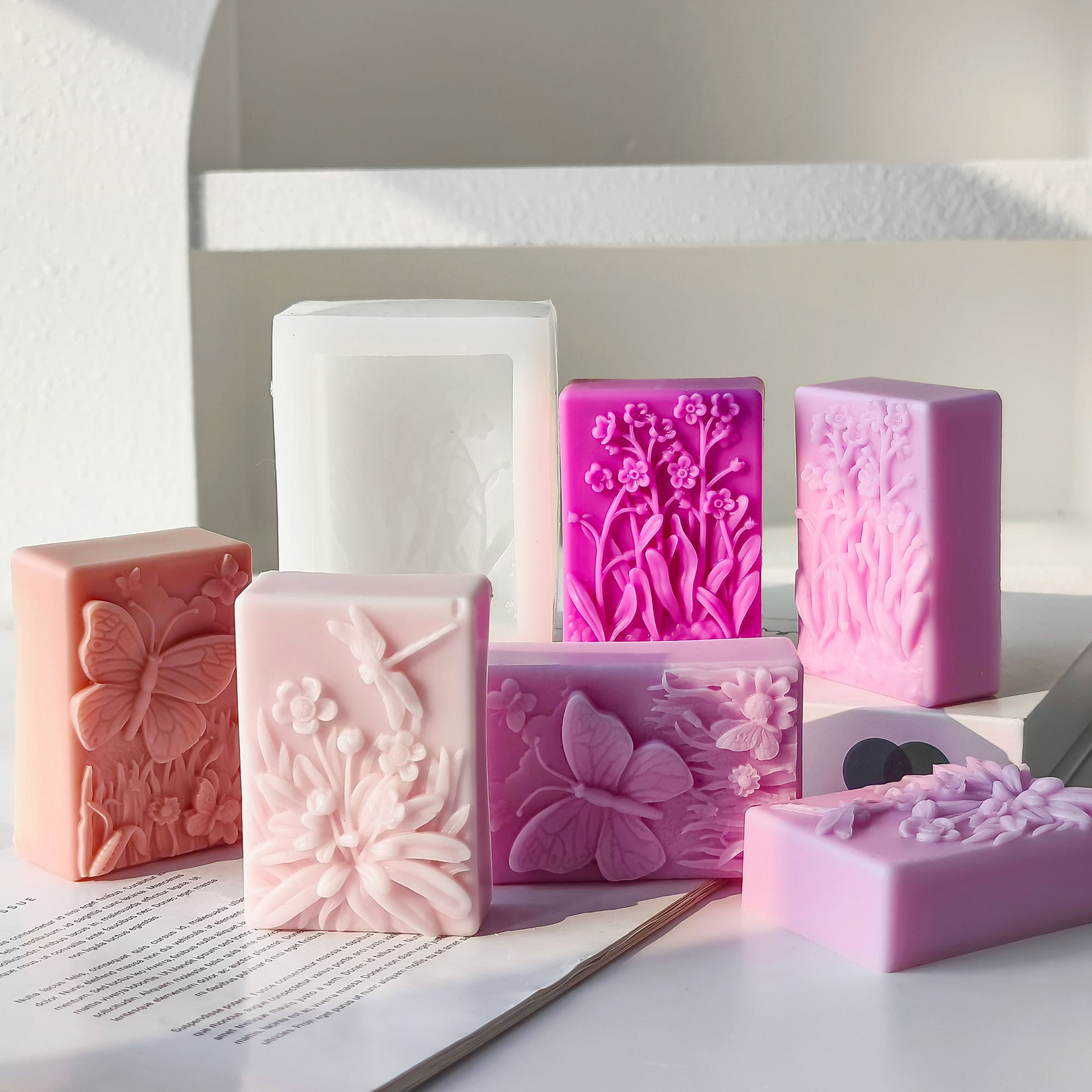Dargonfly sabão silicone vela  - Candle Making Jelly avaliação e preço