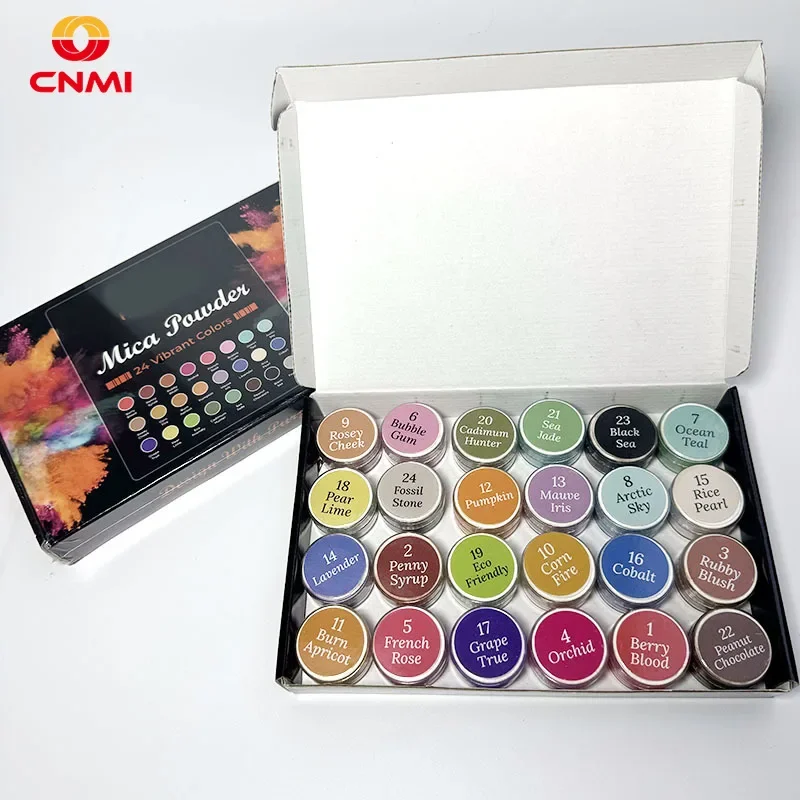 Pó de Mica CNMI 24 Cores 6g, C - Candle Making Bath avaliação e preço