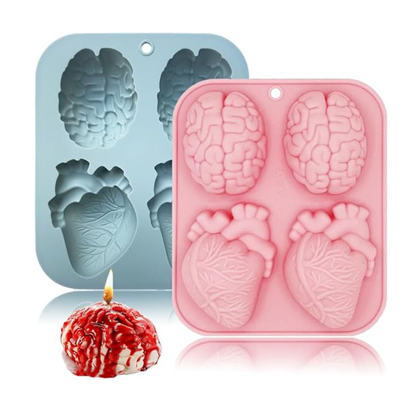 Moldes de silicone para cérebr - Candle Making Jelly avaliação e preço