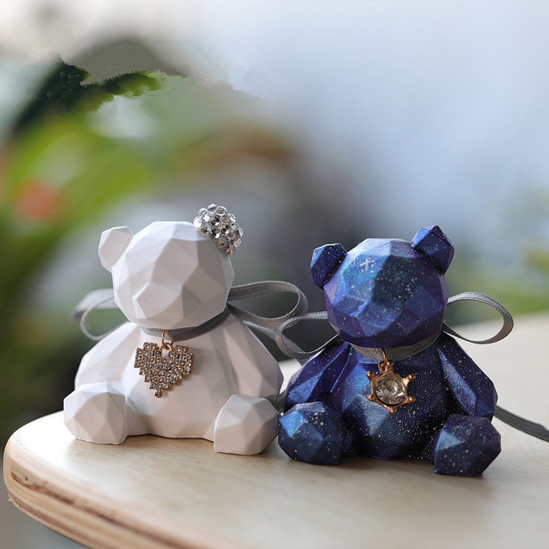 3D Stereo Urso Silicone Mold,  - Candle Making Jelly avaliação e preço