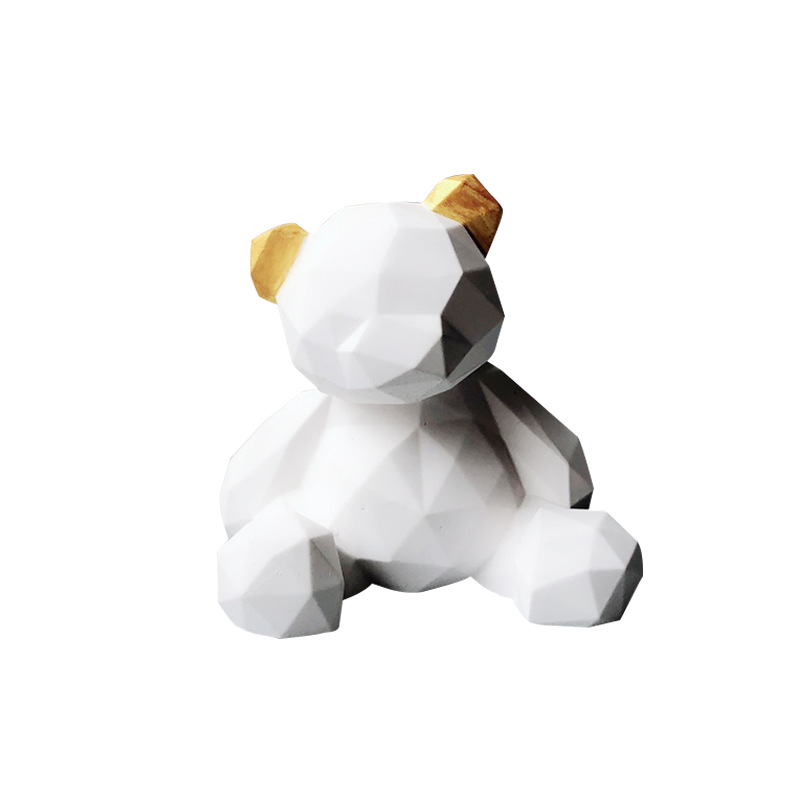 3D Stereo Urso Silicone Mold,  - Candle Making Jelly avaliação e preço