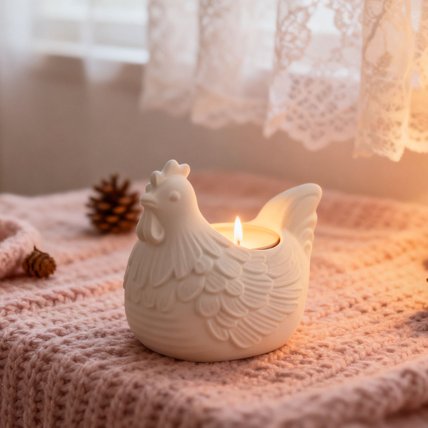 Diy 3d pequeno frango castiçal - Candle Making Moulds avaliação e preço