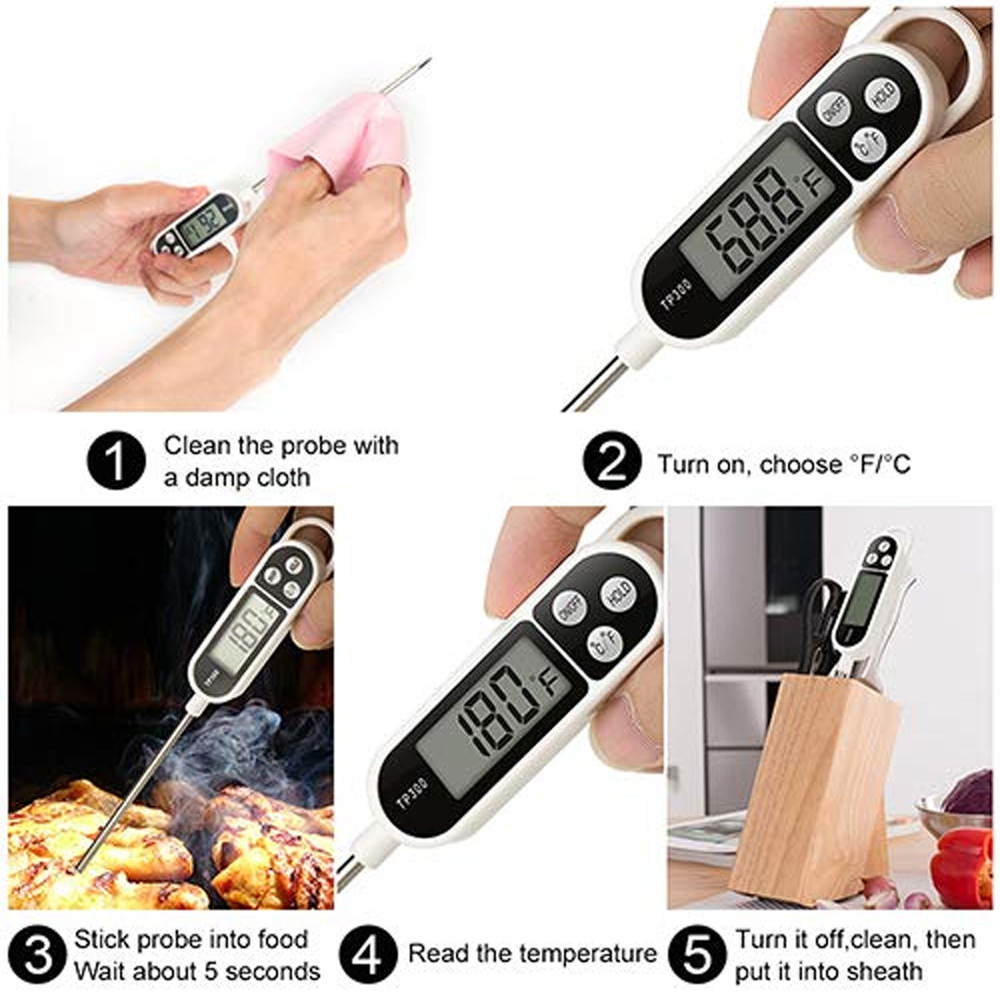 Termômetro Digital de Alimento - Thermometer Candy Candle avaliação e preço