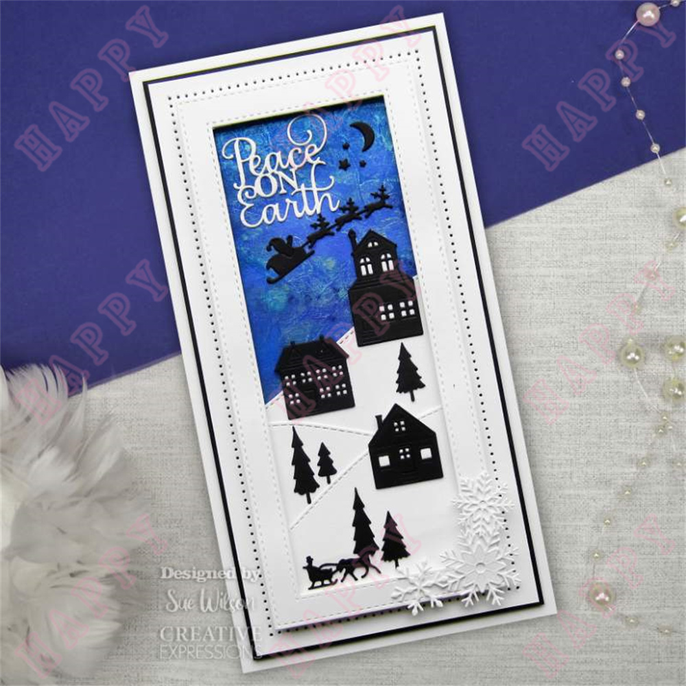 Corte de metal dados natal emo - Kraft Box Candle avaliação e preço