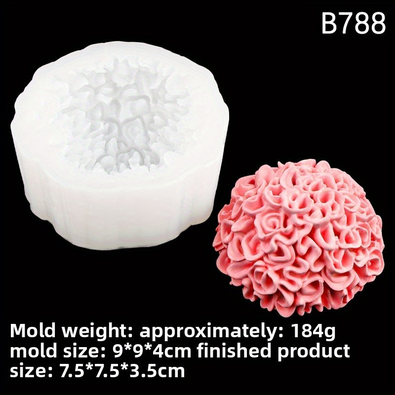 Um molde de silicone calêndula - Candle Making Moulds avaliação e preço