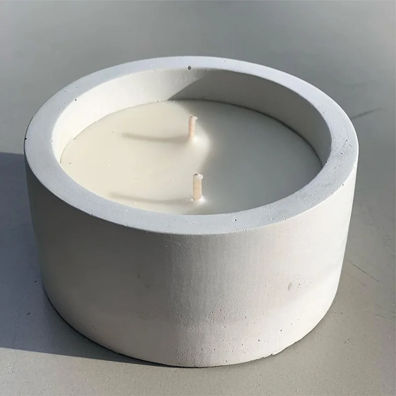Moldes redondos de cimento e c - Kraft Box Candle avaliação e preço