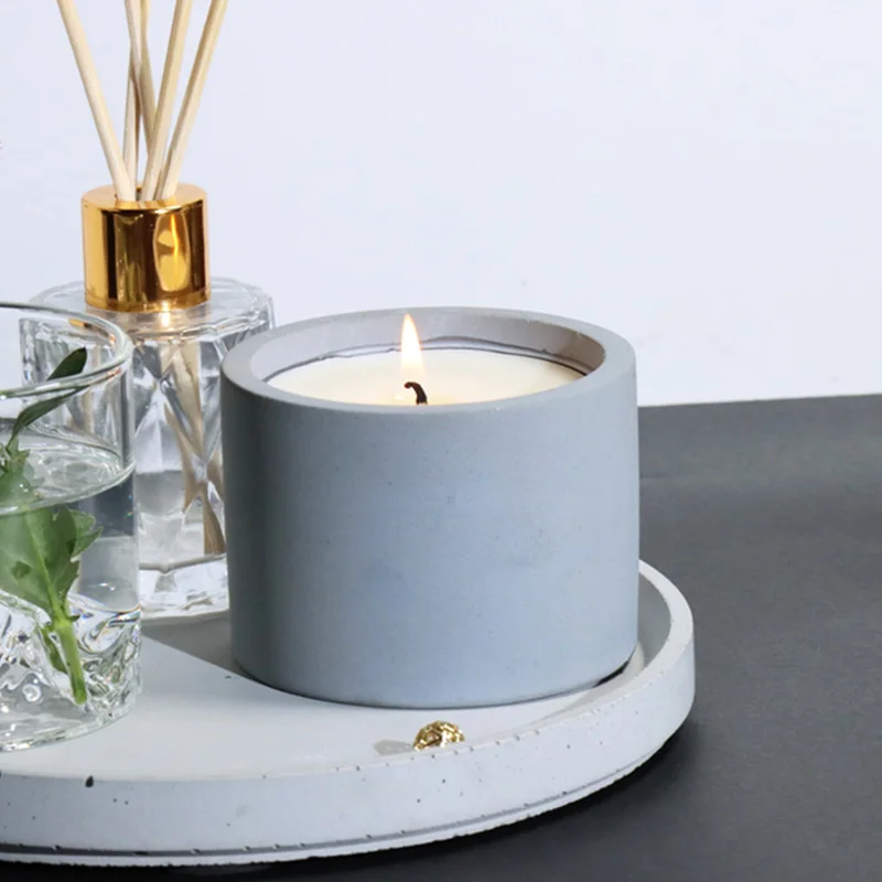 Moldes redondos de cimento e c - Kraft Box Candle avaliação e preço