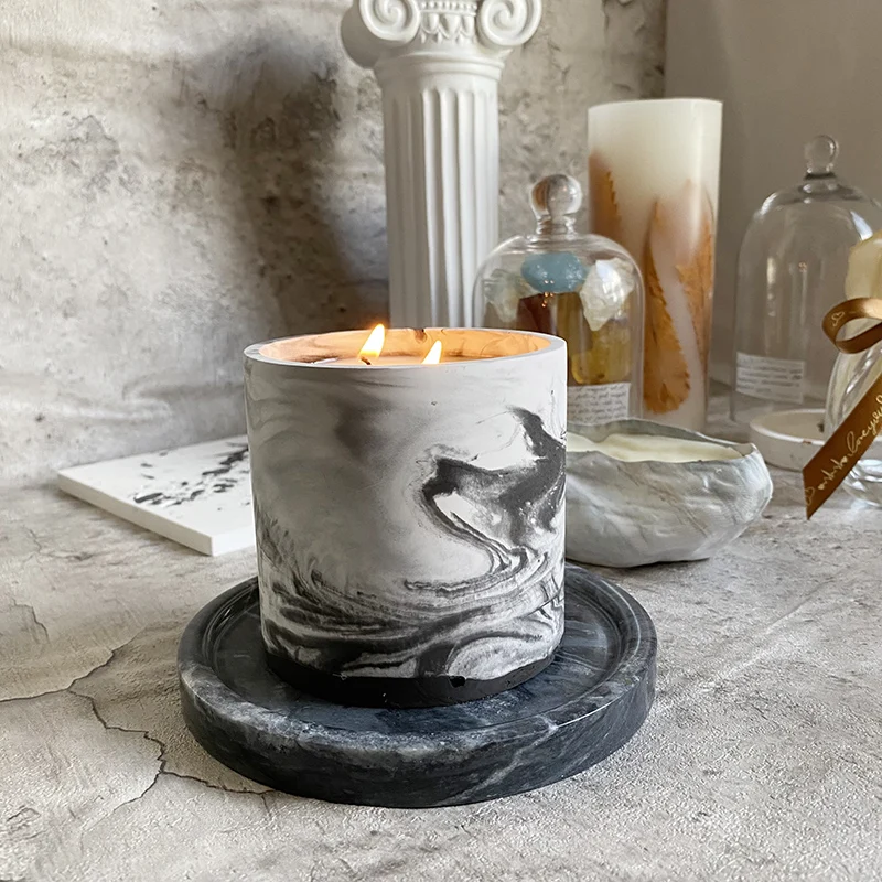 Moldes redondos de cimento e c - Kraft Box Candle avaliação e preço
