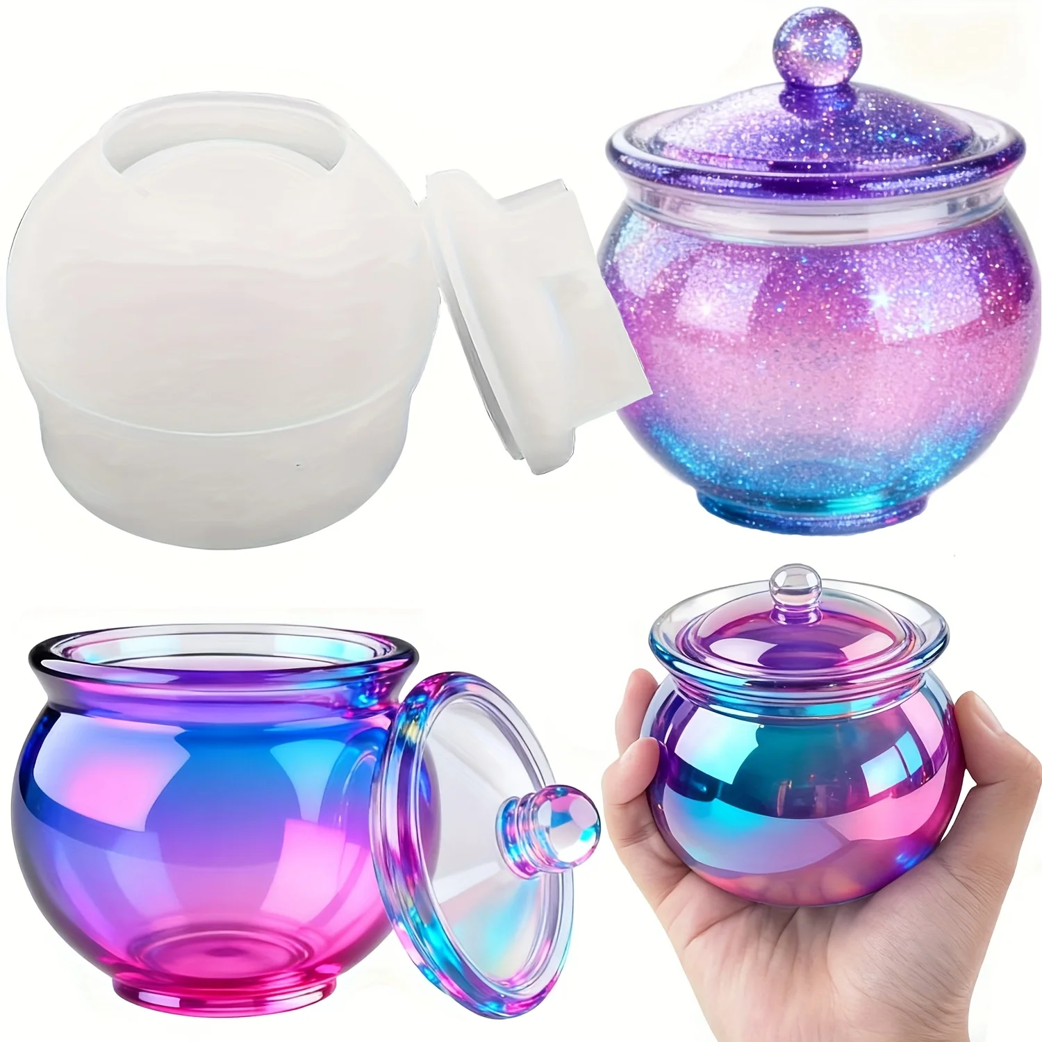 1 conjunto de moldes redondos  - Candle Making Moulds avaliação e preço