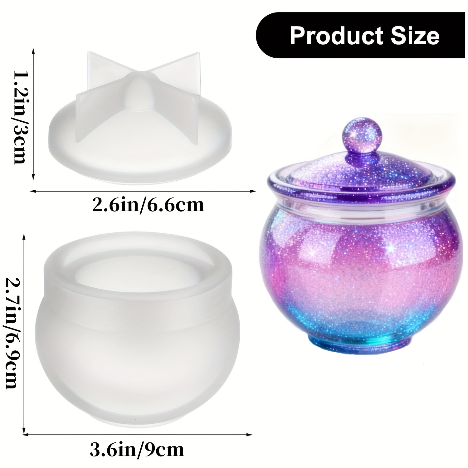 1 conjunto de moldes redondos  - Candle Making Moulds avaliação e preço